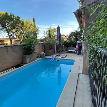 Logement Independant Au Bonheur Cuisine Piscine Clim Proche Centre Village Beaumes-de-Venise Exterior foto